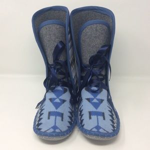 Handmade Pendleton Slippers Size 9-9.5